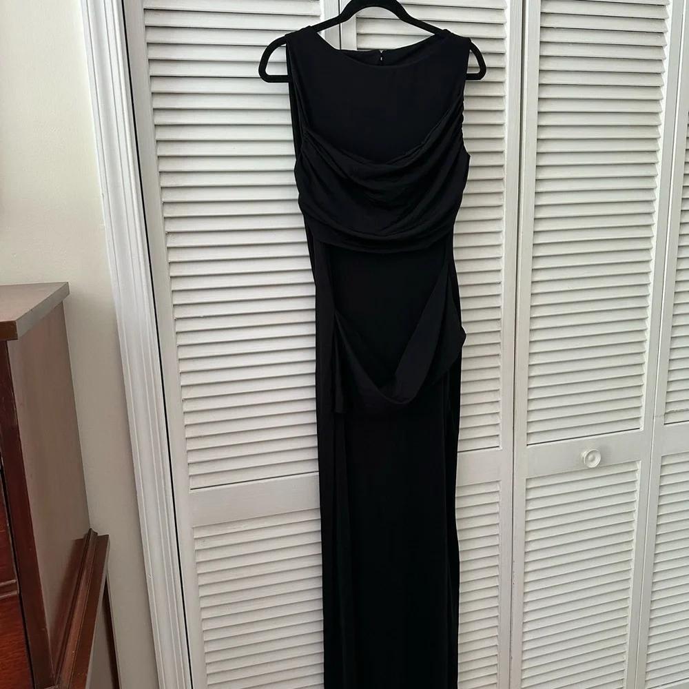 Meshki Black Open-Back Maxi Dress - Picture 5 of 7
